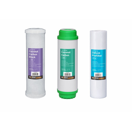 RO system - filter set - No membrane - 6 month (1PP, 1GAC, 1CTO) RO system - filter set - No membrane - 6 month (1PP, 1GAC, 1CTO)