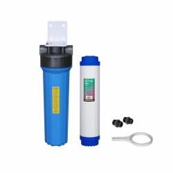 Heavy duty - 1 Stage - 20" Large Blue Filter - Anti-Scale