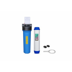 Heavy duty - 1 Stage - 20" Large Blue Filter - Anti-Scale