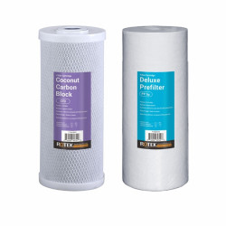 Whole House - Filter set - 10" x 4.5" Standard 1 Year 2 Filters (1SED, 1ACB)