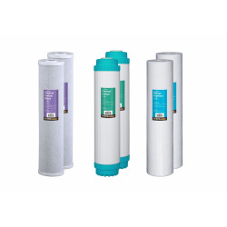 Whole House - Filter set - 20" x 4.5" Standard 2 Year (2SED, 2GAC, 2ACB)