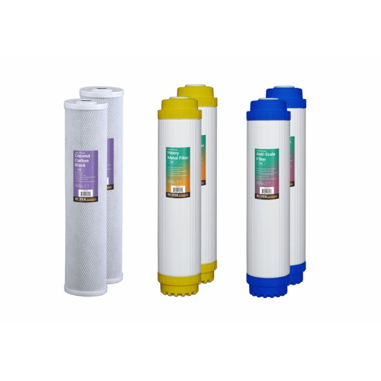 Whole House - Filter set - 20" x 4.5" Ultra 2 Year (2PHO, 2KDF, 2ACB) Whole House - Filter set - 20" x 4.5" Ultra 2 Year (2PHO, 2KDF, 2ACB)