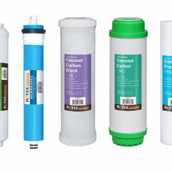 RO system - filter set - 100GPD - 6 month (1PP, 1GAC, 1CTO + 1ROM + 1 post Carbon)