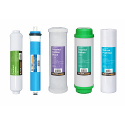 RO system - filter set - 100GPD - 6 month (1PP, 1GAC, 1CTO + 1ROM + 1 post Carbon)