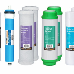 RO system - filter set - 100GPD - 1 year (2PP, 2GAC, 2CTO+ 1 ROM + 1 Post Carbon)