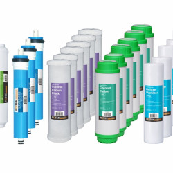 RO system - filter set - 100GPD - 3 year (6PP, 6GAC, 6CTO +3ROM+ 3Post Carbon)
