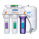 100 GPD - Under Sink 5-Stage RO drinking Filtration System NSF certified (no pump) with leak stop valve 100 GPD - Under Sink 5-Stage RO drinking Filtration System NSF certified (no pump) with leak stop valve